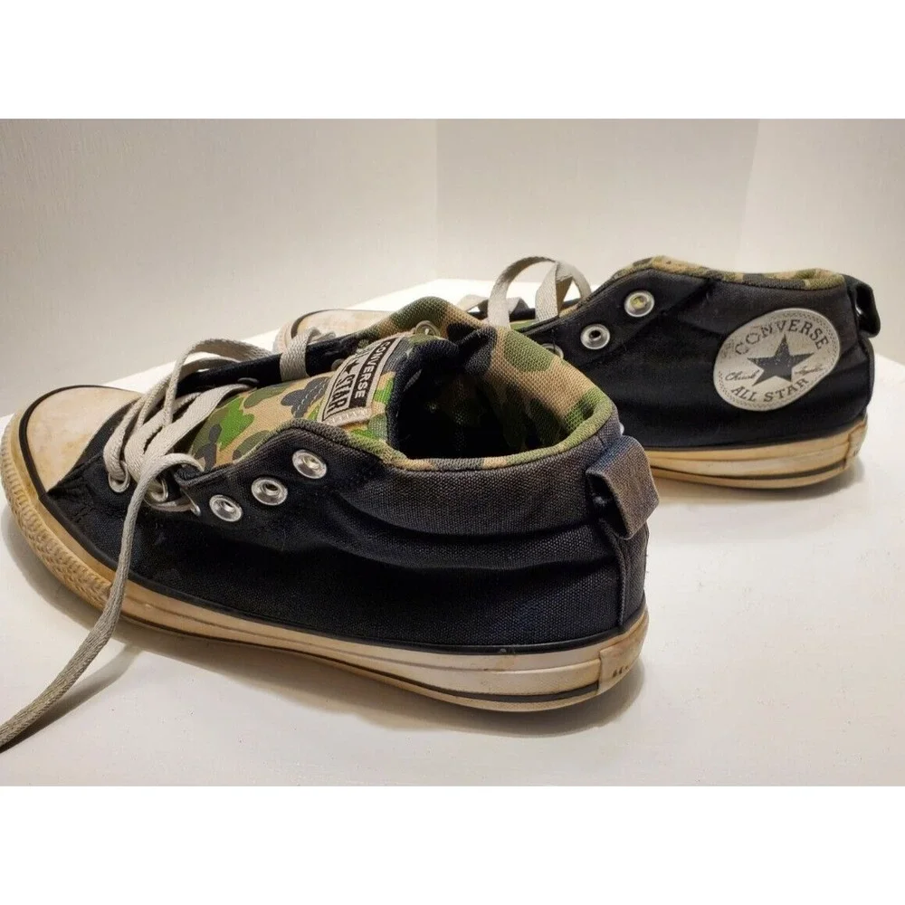 Converse CTAS Street Unisex Gender Junior Shoes Black Camo 667212F Size 5.5